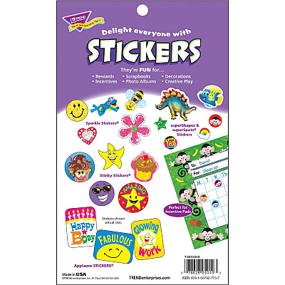 TREND Super Stars/Smiles Sticker Pad (TEPT5010)
