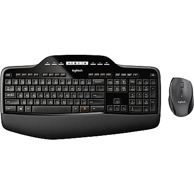 Logitech MK710 Wireless Keyboard and Mouse Combo for Windows, 2.4GHz Advanced Wireless, Wireless Mouse, Multimedia Keys, 3-Year Battery Life, PC/Mac (LOG920002416)