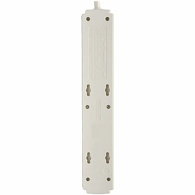 Eaton Tripp Lite Series Protect It! 6-Outlet Surge Protector, 6 ft. Cord, 790 Joules, Diagnostic LED, Light Gray Housing (TLP606)