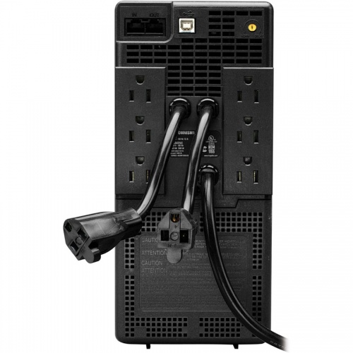 Tripp Lite UPS 1000VA 500W Battery Back Up Tower AVR 120V USB RJ45 8 outlet (OMNIVS1000)
