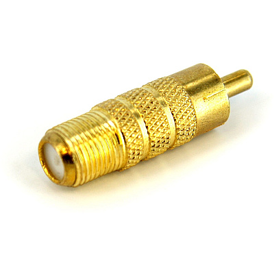 StarTech Rca To F Type Coaxial Adapter M/f (RCACOAXMF)