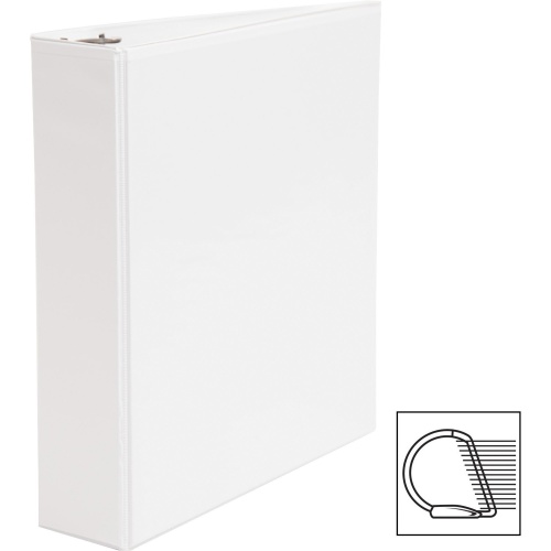 Business Source Basic D-Ring White View Binders (28442)