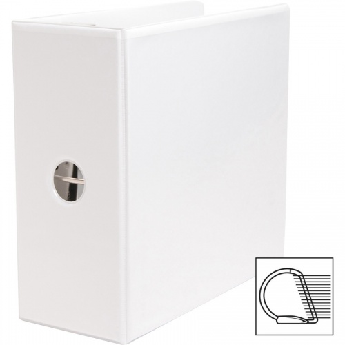 Business Source Basic D-Ring White View Binders (28445)