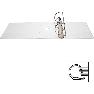 Business Source Basic D-Ring White View Binders (BSN28445)