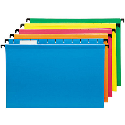 Pendaflex SureHook 1/5 Tab Cut Letter Recycled Hanging Folder (PFX615215ASST)