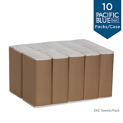 Pacific Blue Basic C-Fold Recycled Paper Towel (GPC25190)
