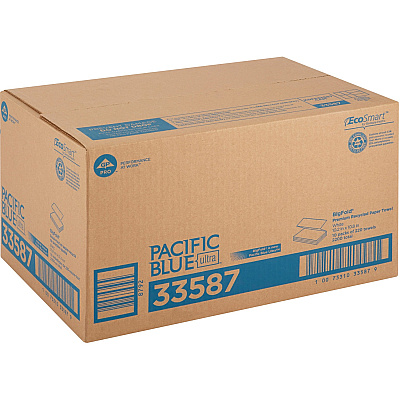 Pacific Blue Ultra Bigfold Premium Recycled Paper Towels (GPC33587)