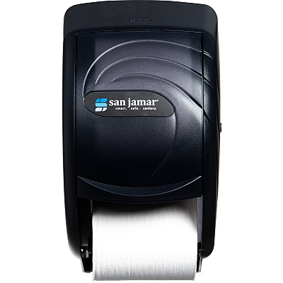 San Jamar Duett Standard Bath Tissue Dispenser (SJMR3590TBK)