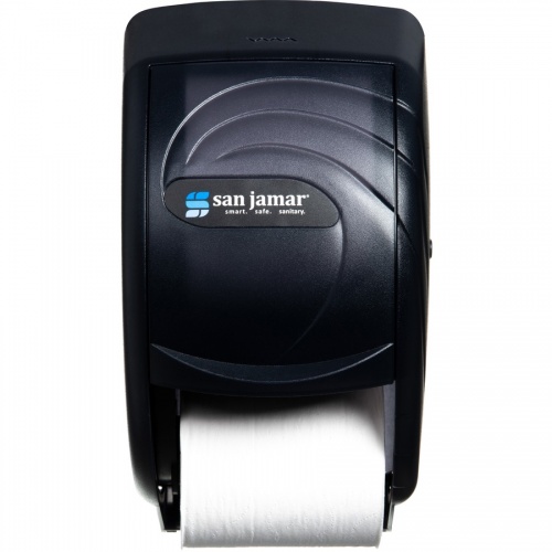 San Jamar Duett Standard Bath Tissue Dispenser (R3590TBK)