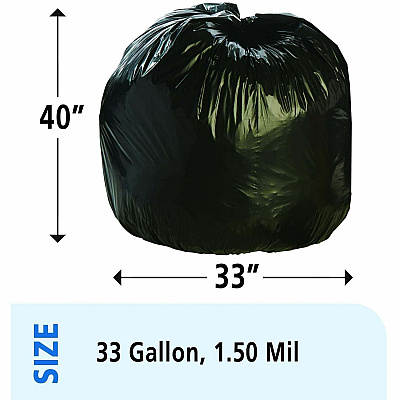 Stout by Envision by Envision by Envision Stout by Envision by Envision Recycled Content Trash Bags (STOT3340B15)