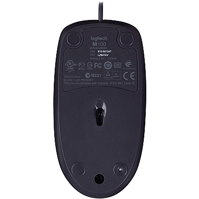 Logitech B100 Optical USB Mouse (LOG910001439)