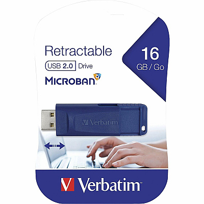 Verbatim 16GB USB Flash Drive - Blue (VER97275)