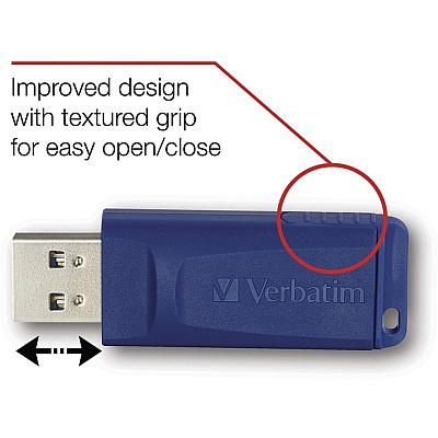 Verbatim 8GB USB Flash Drive - Blue (VER97088)
