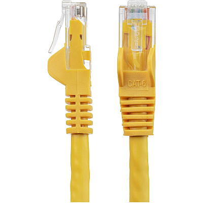 StarTech 15ft Cat6 Ethernet Cable Yellow 100w Poe (N6PATCH15YL)