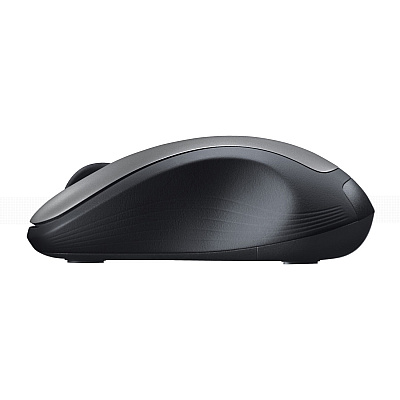 Logitech M310 Wireless Mouse, 2.4 GHz with USB Nano Receiver, 1000 DPI Optical Tracking, 18 Month Battery, Ambidextrous, Compatible with PC, Mac, Laptop, Chromebook (SILVER) (LOG910001675)