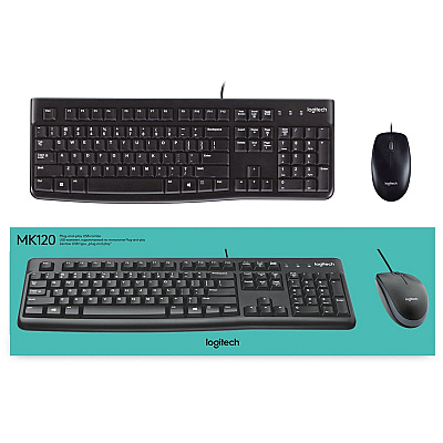 Logitech MK120 Desktop Corded Combo Set (LOG920002565)