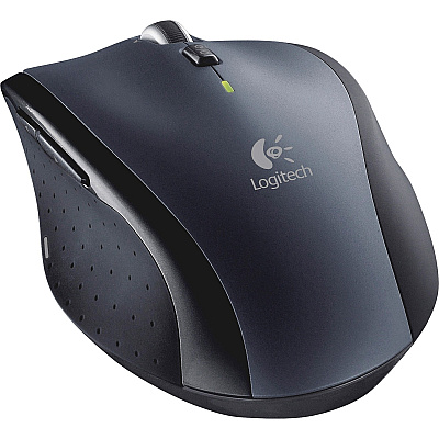 Logitech M705 Marathon Wireless Mouse, 2.4 GHz USB Unifying Receiver, 1000 DPI, 5-Programmable Buttons, 3-Year Battery, Compatible with PC, Mac, Laptop, Chromebook - Black (LOG910001935)