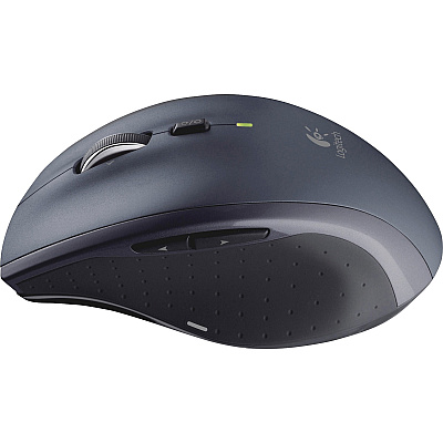Logitech M705 Marathon Wireless Mouse, 2.4 GHz USB Unifying Receiver, 1000 DPI, 5-Programmable Buttons, 3-Year Battery, Compatible with PC, Mac, Laptop, Chromebook - Black (LOG910001935)