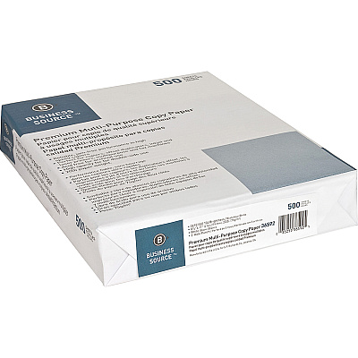 Business Source 3HP Premium Multipurpose Copy Paper - White (BSN36592)