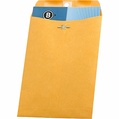 Business Source Heavy-duty Clasp Envelopes (BSN36661)