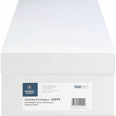 Business Source Durable Kraft Catalog Envelopes (BSN42099)