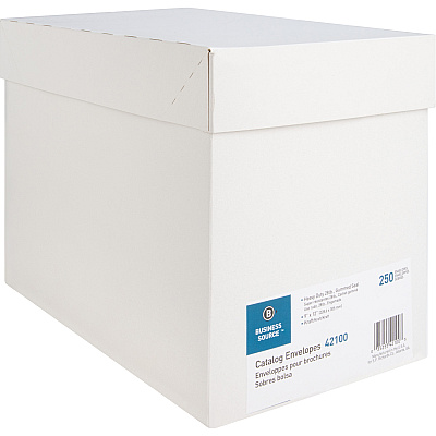 Business Source Kraft Gummed Catalog Envelopes (BSN42100)