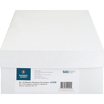 Business Source Regular Business Envelopes (BSN42250)