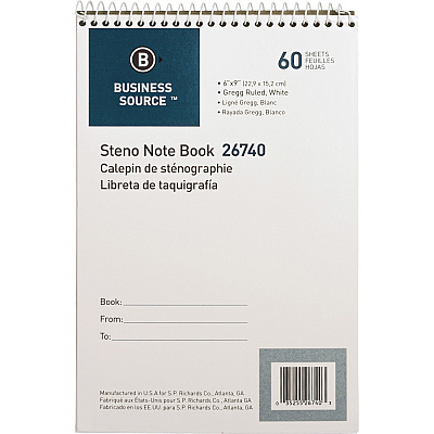 Business Source Steno Notebook (BSN26740)