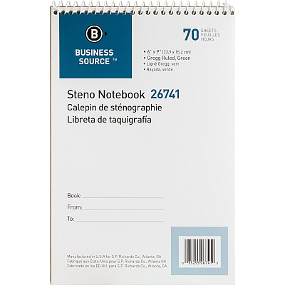 Business Source Steno Notebook (BSN26741)