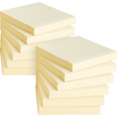 Business Source Yellow Repositionable Adhesive Notes (BSN36612)