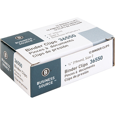 Business Source Fold-back Binder Clips (BSN36550)