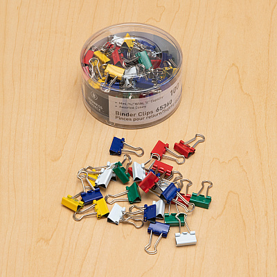 Business Source Colored Fold-back Binder Clips (BSN65360)