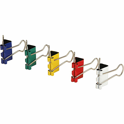 Business Source Colored Fold-back Binder Clips (BSN65361)