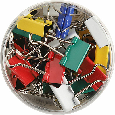 Business Source Colored Fold-back Binder Clips (BSN65361)