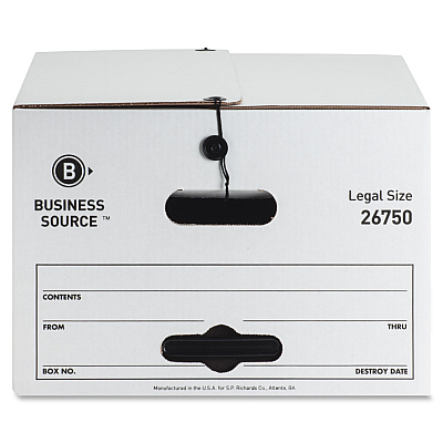 Business Source Light Duty Legal Size Storage Box (BSN26750)