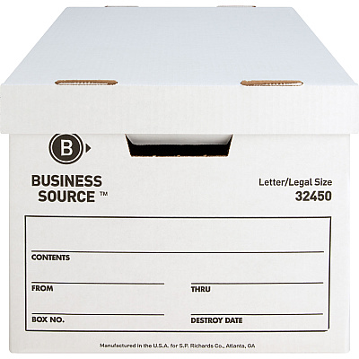 Business Source Quick Setup Medium-Duty Storage Box (BSN32450)