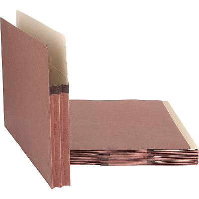 Business Source Straight Tab Cut Letter Recycled File Pocket (BSN65790)