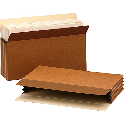 Business Source Straight Tab Cut Legal Recycled File Pocket (BSN65794)
