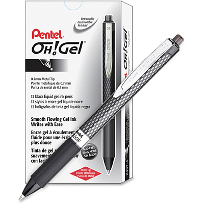 Pentel OH! Medium Point Gel Pens (PENK497A)