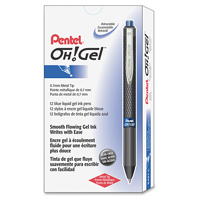 Pentel OH! Medium Point Gel Pens (PENK497C)