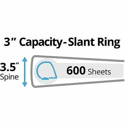 Avery Durable View 3 Ring Binder (17048)