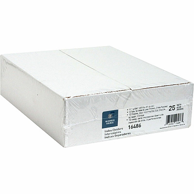 Business Source Customize 12-Tab Index Dividers (BSN16486)