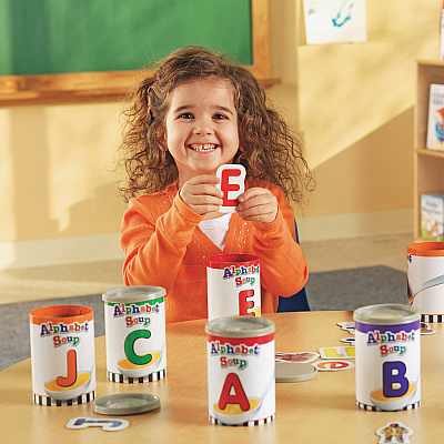 Learning Resources Alphabet Soup Sorters Skill Set (LRNLER6801)