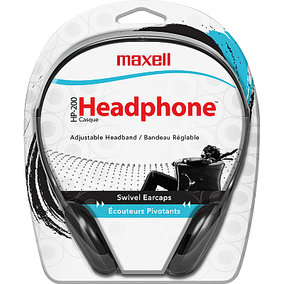 Maxell Lightweight Stereo Headphones (190318)