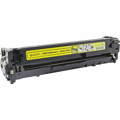 HP 128A (CE322A) Original Standard Yield Laser Toner Cartridge - Single Pack - Yellow - 1 Each