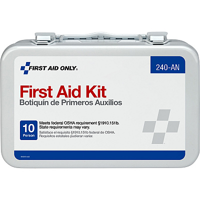 First Aid Only 10-unit ANSI 64-piece First Aid Kit (FAO240AN)