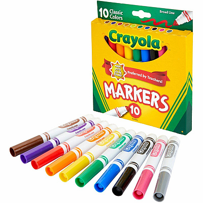 Crayola Classic Colors Broad Line Markers (CYO587722)