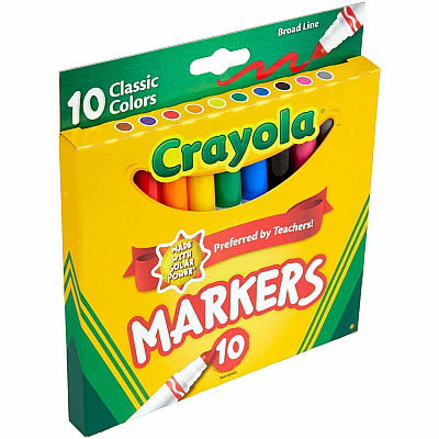 Crayola Classic Colors Broad Line Markers (CYO587722)