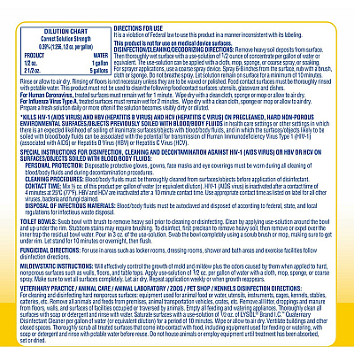 LYSOL Brand I.C. LYSOL Brand I.C. Quaternary Disinfectant Cleaner (RAC74983CT)