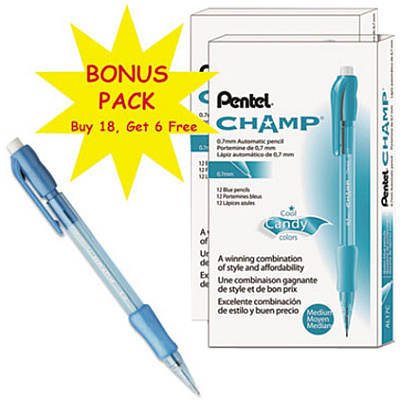 Pentel Champ Mechanical Pencils (PENAL17CSWUS)